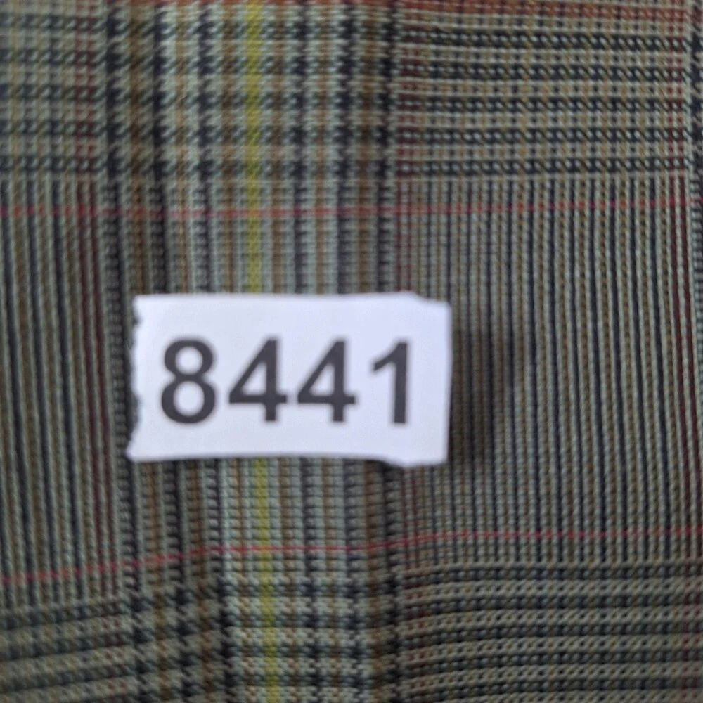 Valentino Uomo Blazer Mens 52R Green Plaid Virgin Wool Sport Coat Made Italy